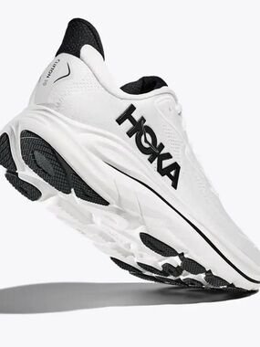 Hoka Clifton 10 One One  White and Black men 7.5D women 9 D preowned